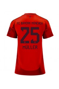 Fotbalové Dres Bayern Munich Thomas Muller #25 Dámské Domácí Oblečení 2024-25 Krátký Rukáv